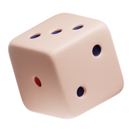 Dado de juego  3D Icon