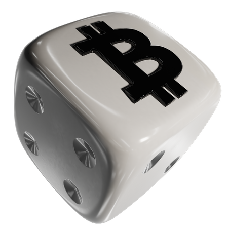 Dados BTC 3D Icon