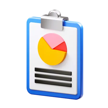 Dados de análise de negócios  3D Icon