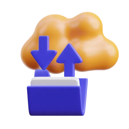 Dados de backup  3D Icon