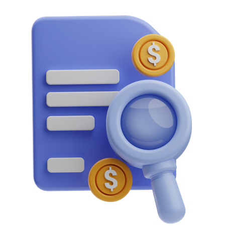 Dados de pesquisa  3D Icon
