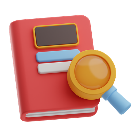 Dados de pesquisa  3D Icon