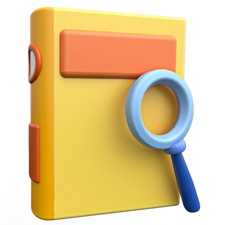 Dados de pesquisa  3D Icon
