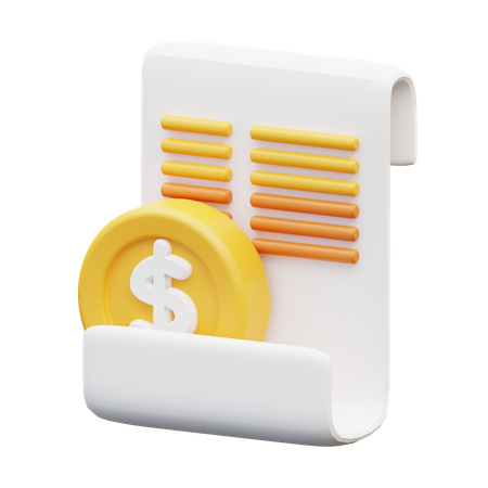 Dados financeiros  3D Icon