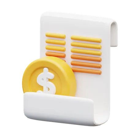 Dados financeiros  3D Icon