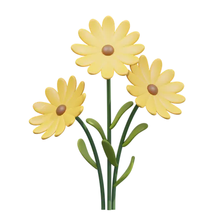 Daffodil Flower  3D Icon