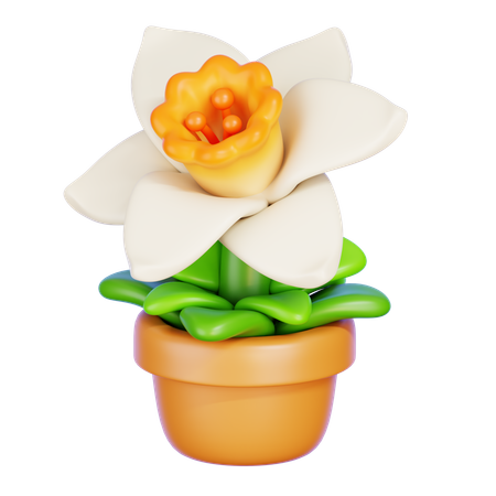 Daffodils  3D Icon