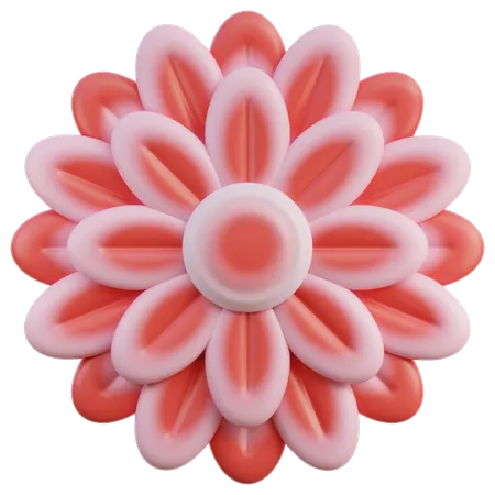 Dahlia  3D Icon