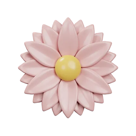 Dahlia  3D Icon