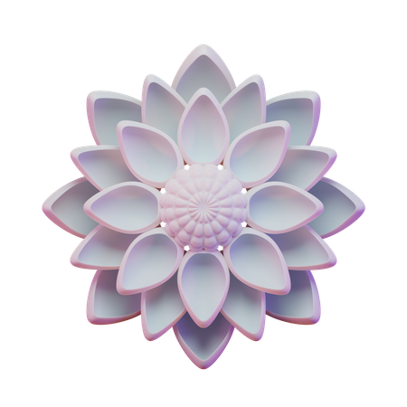 Dahlia  3D Icon