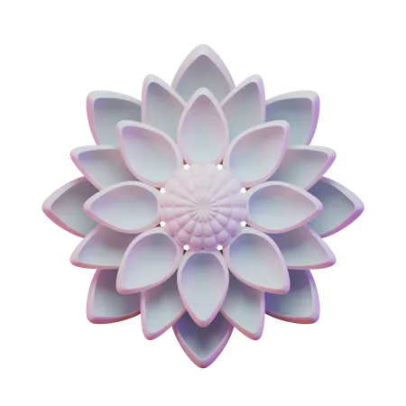 Dahlia  3D Illustration