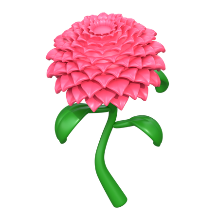 Fleur de dahlia  3D Icon