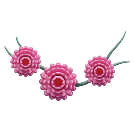 Dahlia Flower Decoration  3D Icon