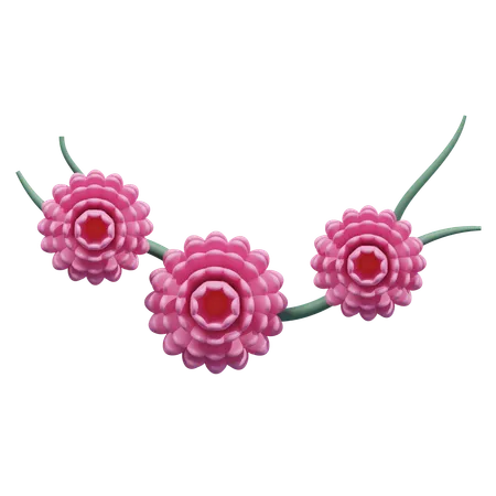 Dahlia Flower Decoration  3D Icon