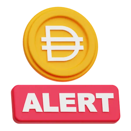 Dai Alert  3D Icon
