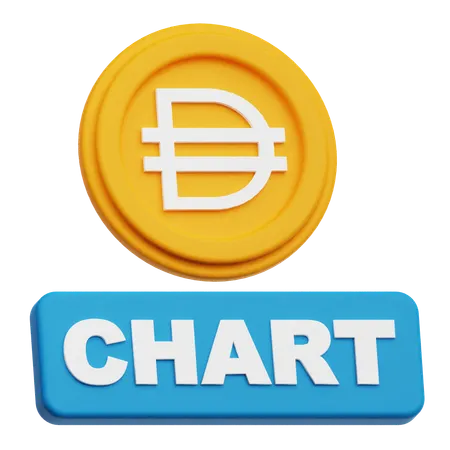 Dai Chart  3D Icon