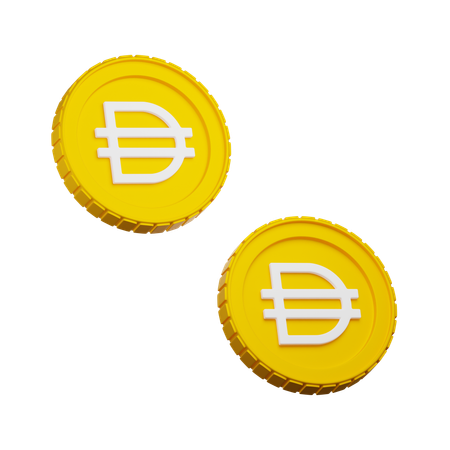 Dai Crypto  3D Icon