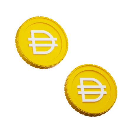 Dai Crypto  3D Icon