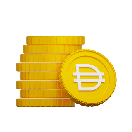 Dai Crypto  3D Icon