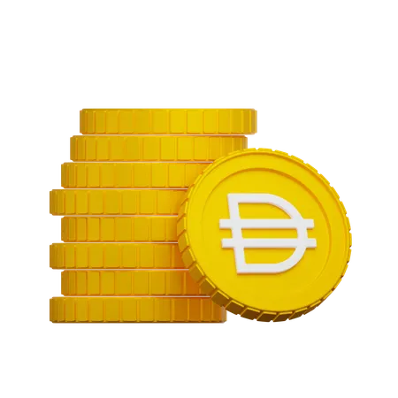 Dai Crypto  3D Icon