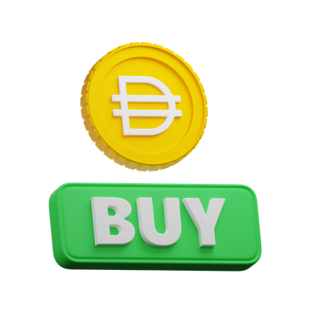 Dai Crypto Buy  3D Icon