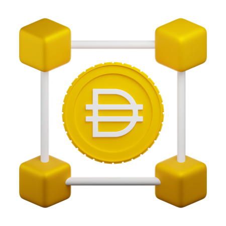 Dai Crypto Network  3D Icon