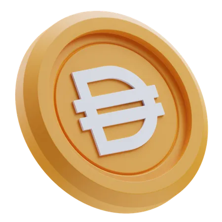 Dai Cryptocurrency  3D Icon