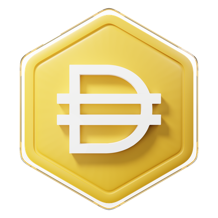 Dai (DAI) Badge  3D Icon