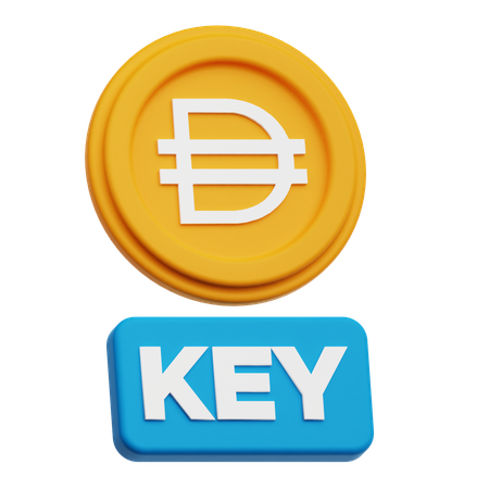 Clé dai  3D Icon