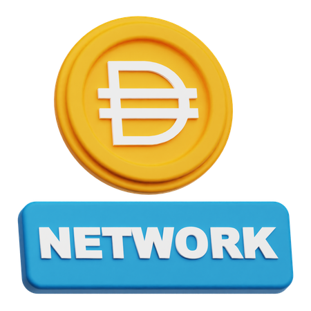 Dai Network  3D Icon