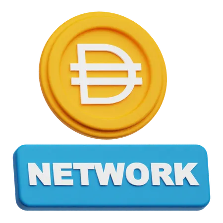 Dai Network  3D Icon