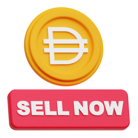 Dai Sell Now  3D Icon