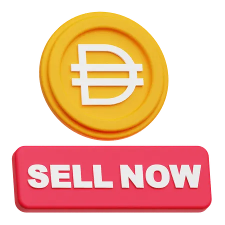 Dai Sell Now  3D Icon
