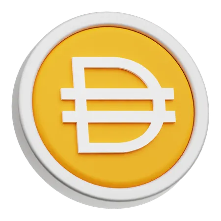 Dai Token  3D Icon