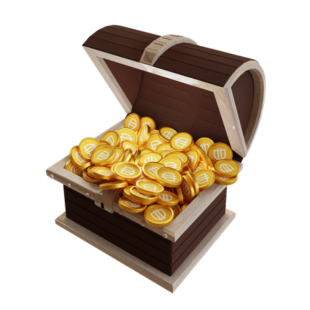 Dai (DAI) Treasure Chest  3D Icon