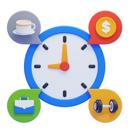 Daily Activity  3D Icon