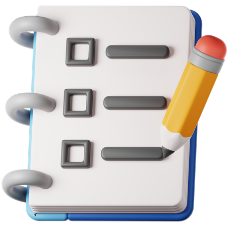 Daily Check  3D Icon