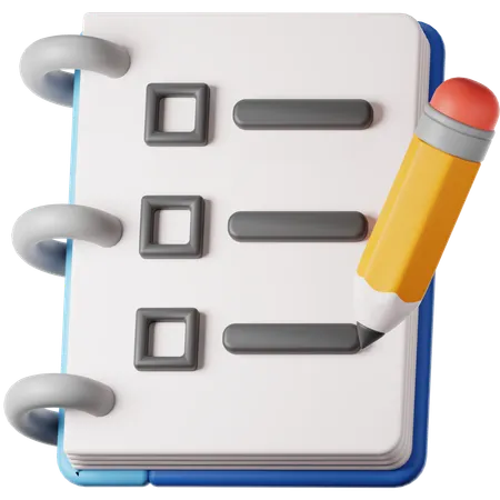 Daily Check  3D Icon