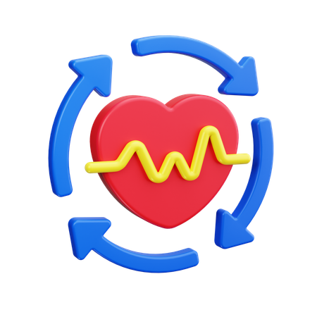 Daily Health App  3D Icon