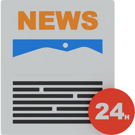 Daily News  3D Icon