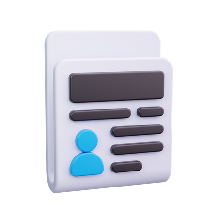 Daily Newspaper  3D Icon