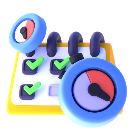 Daily Task  3D Icon