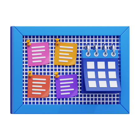 Daily task board  3D Icon