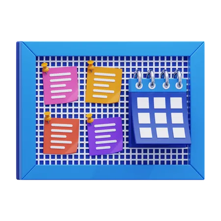 Daily task board  3D Icon