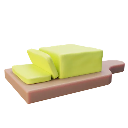 Dairy Butter Milk  3D Icon