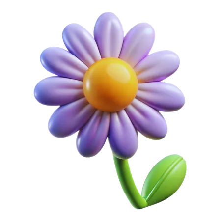 Daisy flower  3D Icon