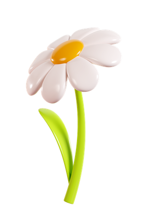 Daisy Flower  3D Icon