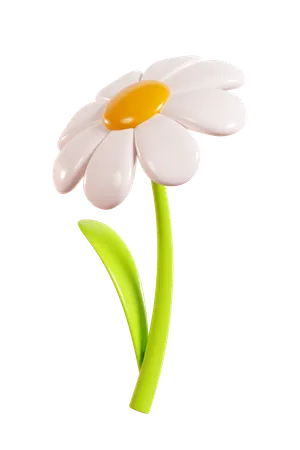 Daisy Flower  3D Icon