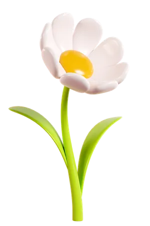 Daisy Flower  3D Icon