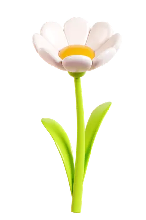 Daisy Flower  3D Icon